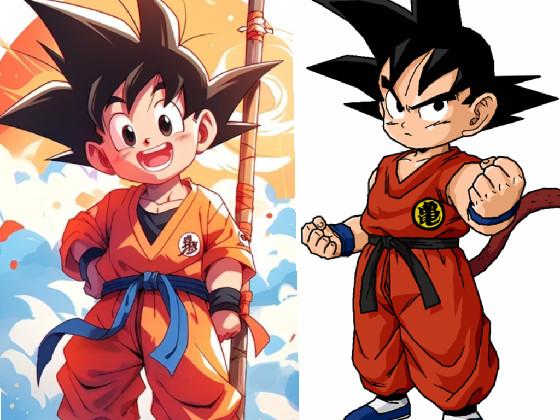 Goku from dragonball! 