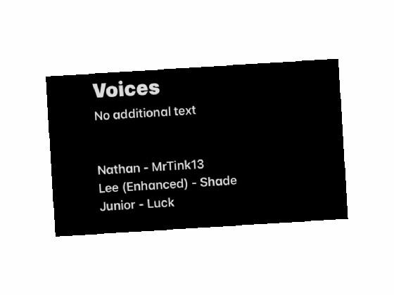 Voices?