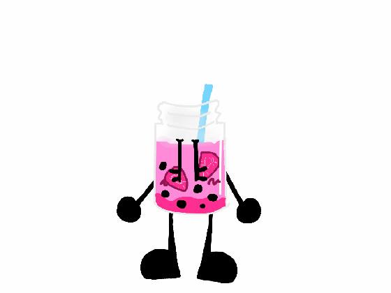 strawberry boba