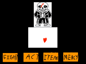 Sans Undertale battle