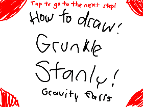 How to draw: Grunkle Stan!