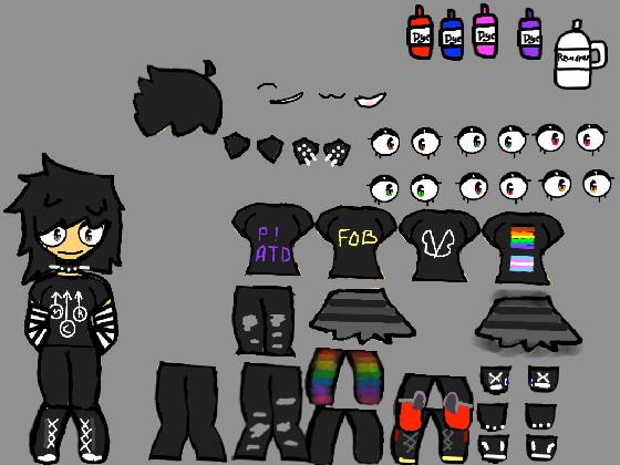 Emo Girl Dressup Jamie