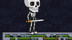 Skelition dude