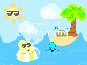 add ur oc: Swimming!