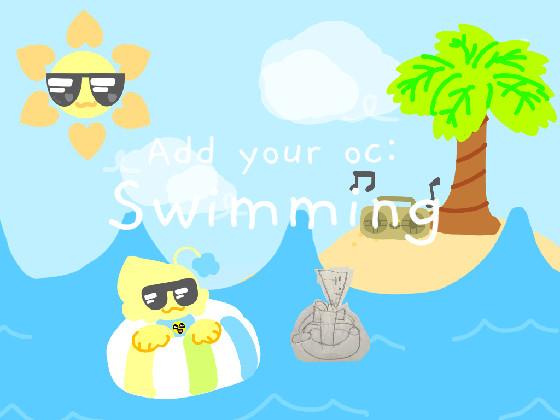 add ur oc: Swimming! 1