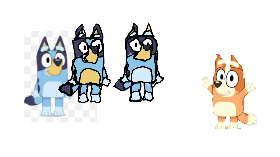 My attempts at Bluey