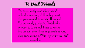 To Best Friends