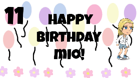 Happy Birthday Mio!!