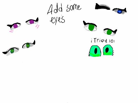 drawing eyes!! 1