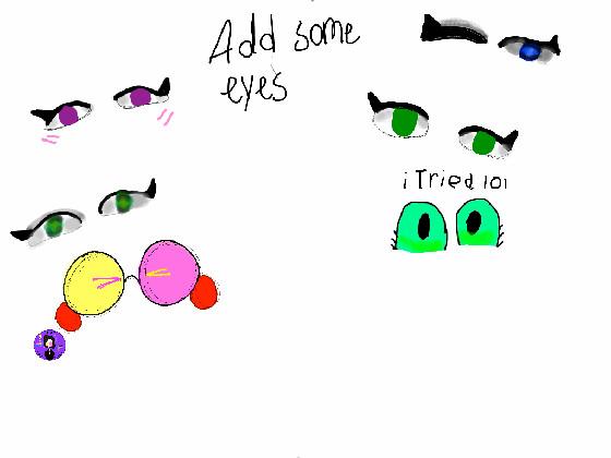 drawing eyes!! 1 1