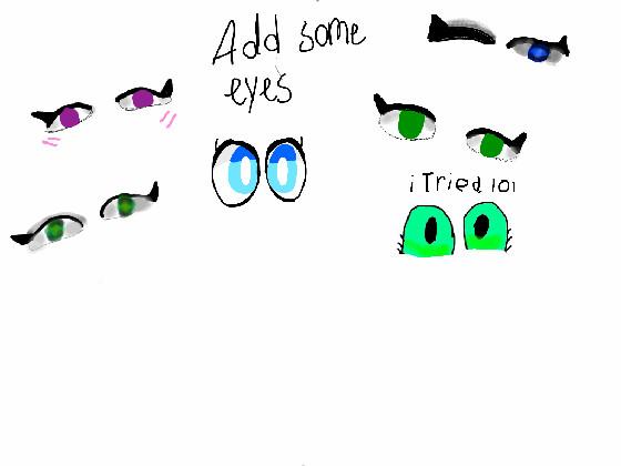 drawing eyes!! 1 1