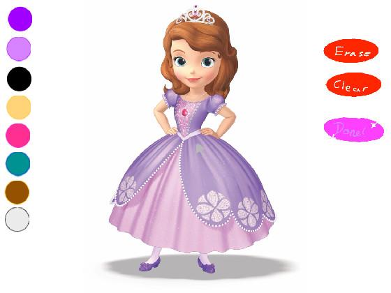 Draw Sofia the First