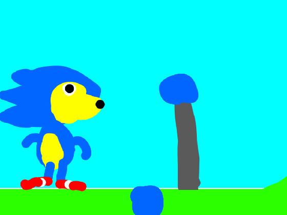 I drew sonic from memory