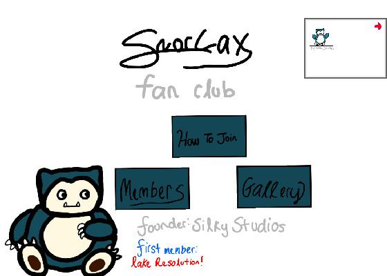 Snorlax Fan Club!!!!!