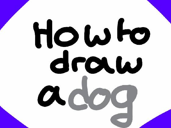 How to draw a 🐕