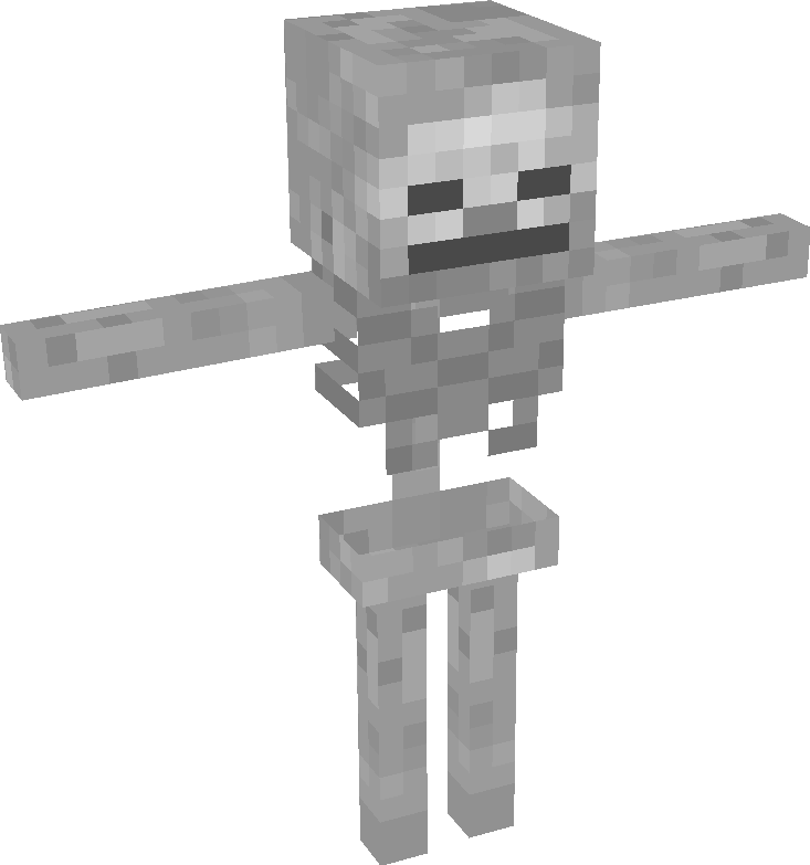 Skeleton T Pose Minecraft Addons Tynker