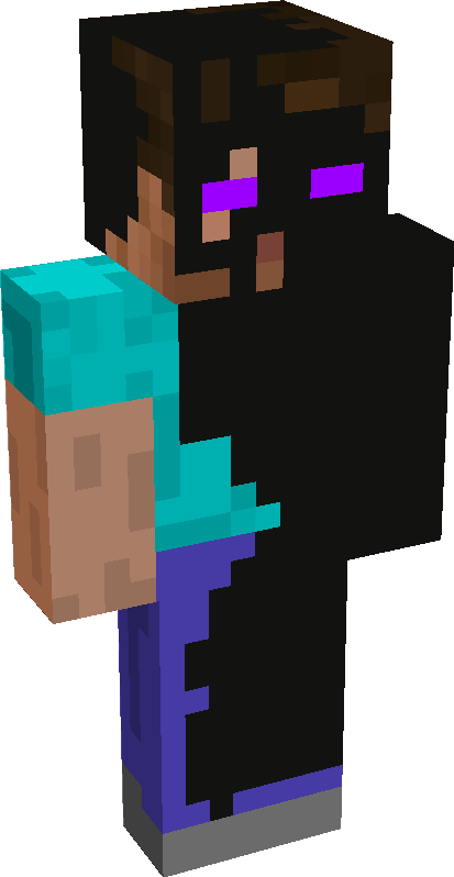 Half ender Minecraft Skins