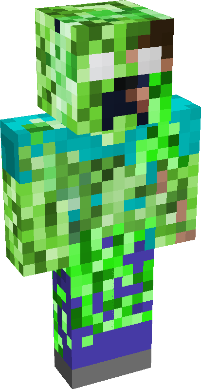 Creeper Virus Herobrine Skin by Poke-Freak123 on DeviantArt