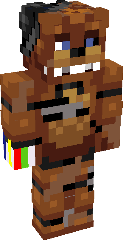 Withered Freddy Fazbear  FNaF 2 Series Minecraft Skin
