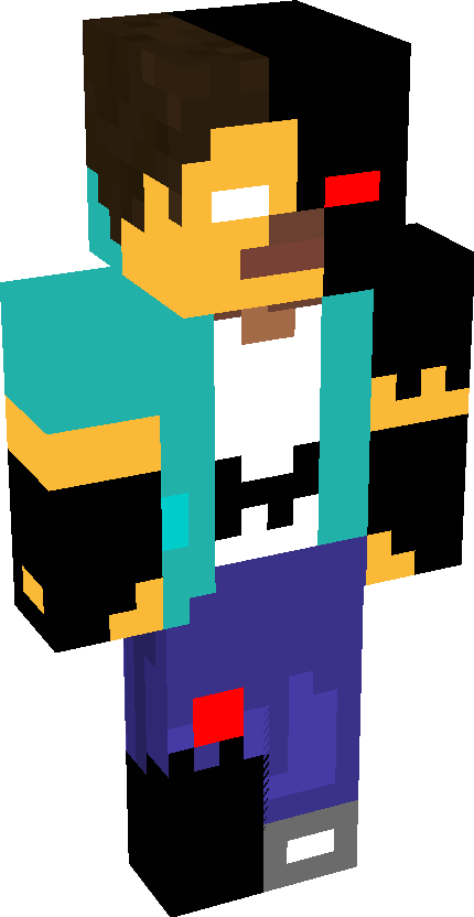 Herobrine Monshiiee skin  Minecraft skins blue, Minecraft