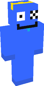 Blue (my version) Rainbow Friends Minecraft Skin