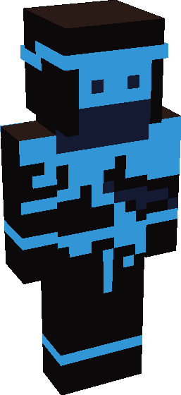 Herobrine Monshiiee skin  Minecraft skins blue, Minecraft