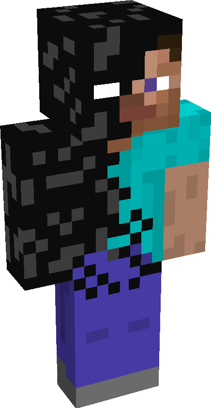 Minecraft Steve - Minecraft Herobrine Skin, Transparent Png