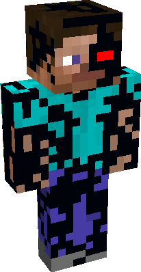 Steve Herobrine Minecraft Skin