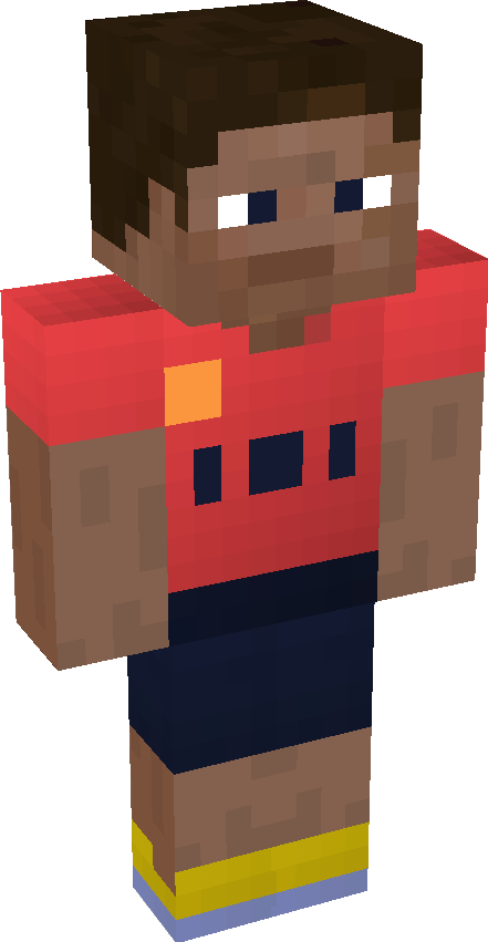 Minecraft red clearance t shirt skin