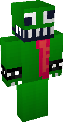 green rainbow friends Minecraft Skin