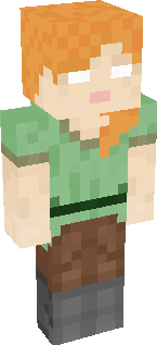 Alex Herobrine - Shaded Minecraft Skin