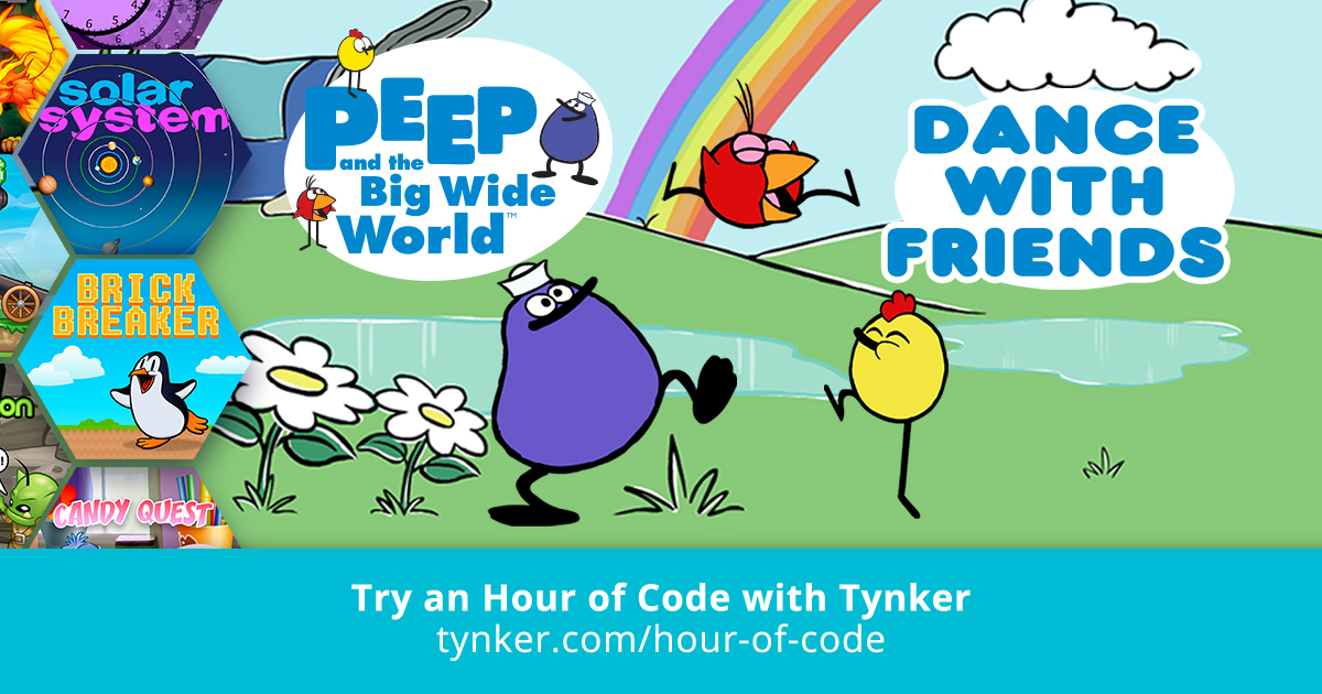 Peep Dance With Friends Hour Of Code Tynker - robloxfor boys tynker