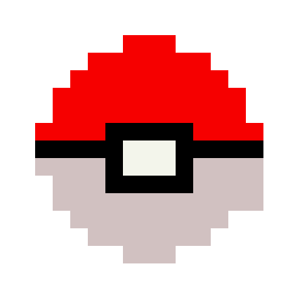 pokemon ball logo | Minecraft Items | Tynker