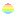 rainbow faded clay ball Item 8