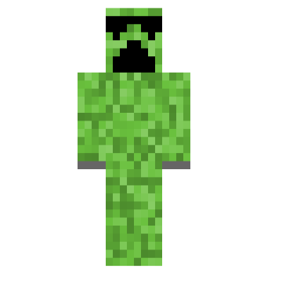 Creeper With Mlg Glass Minecraft Skins Tynker