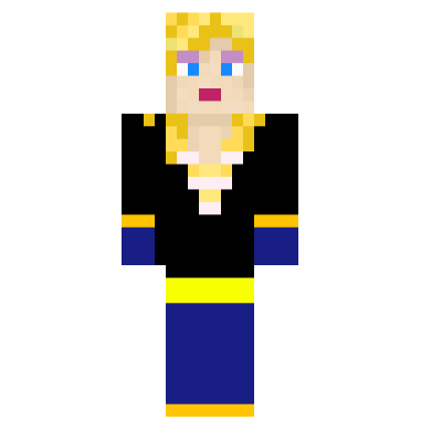 Black canary DC  Minecraft Skins  Tynker