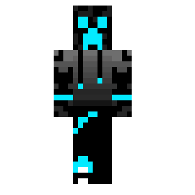 Blue Creeper DJ | Minecraft Skins | Tynker