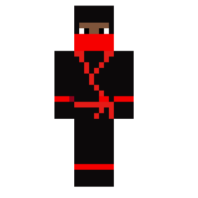 Cool Red Ninja | Minecraft Skins | Tynker