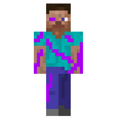 INfected ender steve  Minecraft Skins  Tynker