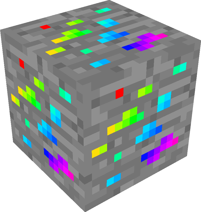 Minecraft Block Editor | diamond (rainbow) ore | Tynker