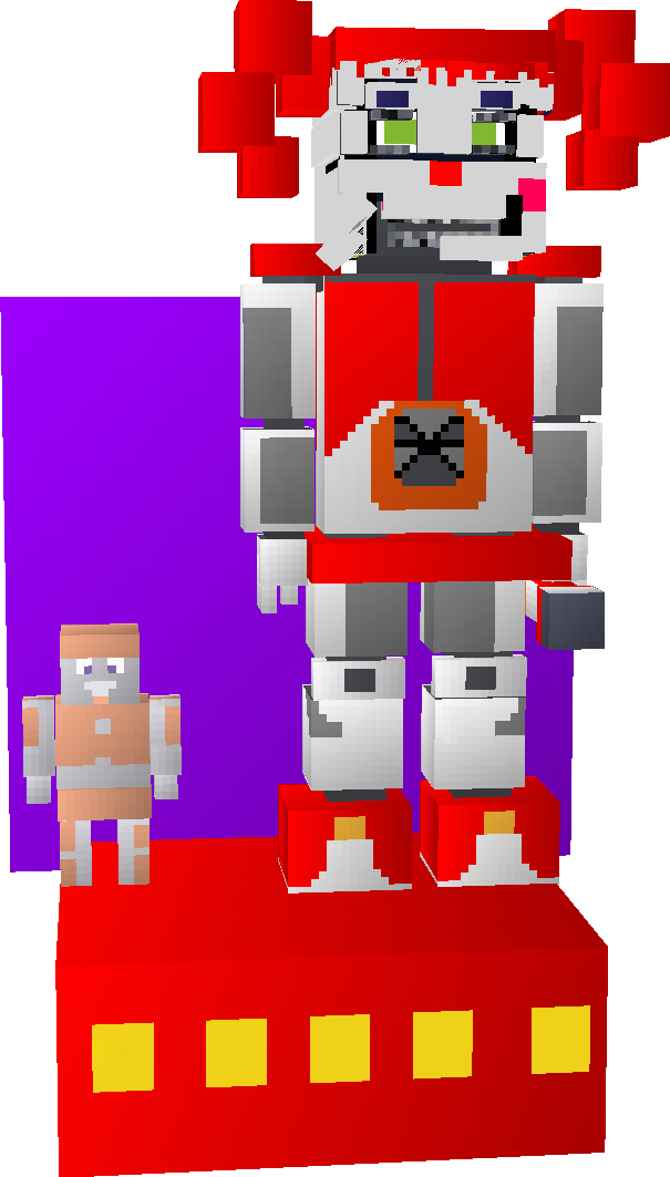 Minecraft Mob Editor | FNAF Circus Baby + Bidybab | Tynker