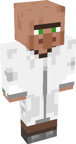 Minecraft Skin Editor | White Villager | Tynker