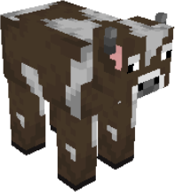 minecraft cute baby cow
