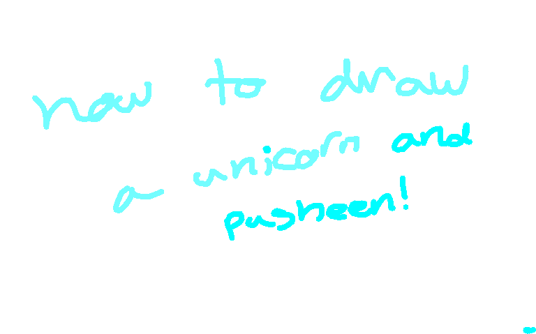 Learn To Draw Pusheen And Unicorn Tynker