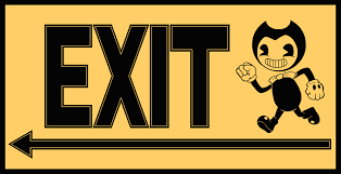 Escape Joey Drew S Studio Tynker - mod exit sign roblox