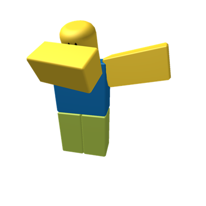 Dab Transparent Roblox Character Roblox Noob Dab Png Image - roblox noob transparent background