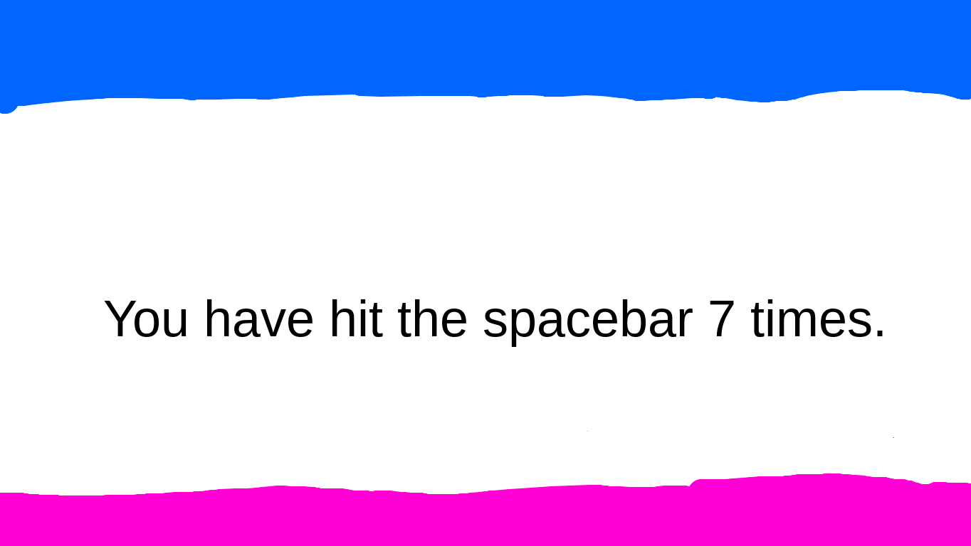 spacebar counter 1 minute