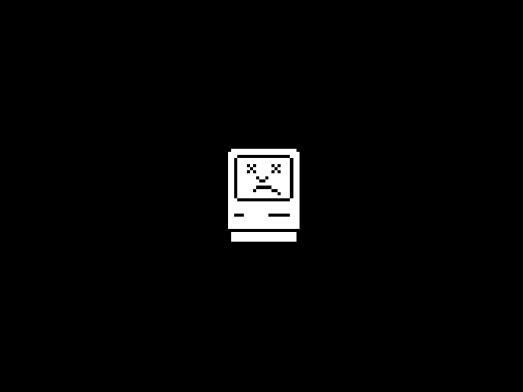 Мистер макинтош. Sad Mac 16x16. Sad Mac icon.