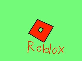 green roblox logo with black background