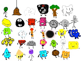 BFDI, Characters! | Tynker